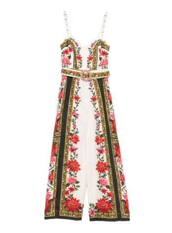 farm rio mono womanwonder rio sand sleeveless maxi jumpsuit - 344883 26106