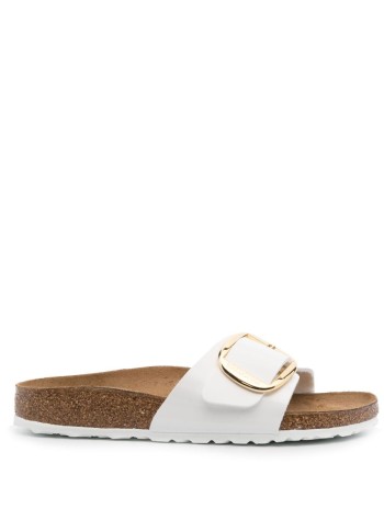 birkenstock sandalia mujer madrid big buckle bf - 1019814 white