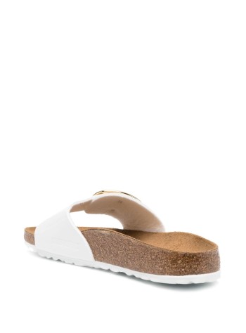 birkenstock sandalia mujer madrid big buckle bf - 1019814 white 2