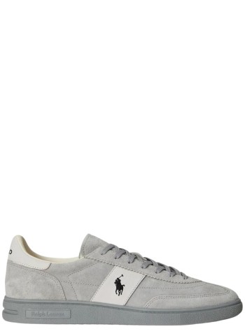 polo ralph lauren sneaker manbedford pp-sneakers-low top lace - 809p01617001 tonal grey