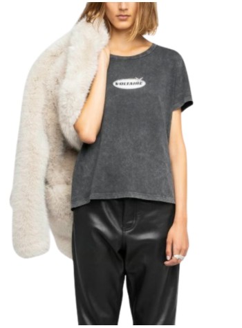 zadig & voltaire top mujer alys hc motocross strass - jwts02840 011 2