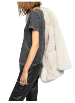 zadig & voltaire top womanalys hc motocross strass - jwts02840 011