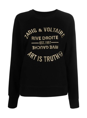zadig & voltaire sudadera mujer upper blason brode - jwsl00001 001