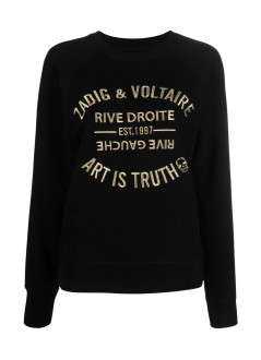zadig & voltaire sudadera mujer upper blason brode - jwsl00001 001
