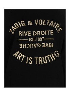 zadig & voltaire sudadera mujer upper blason brode - jwsl00001 001