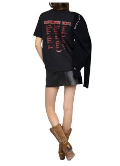 zadig & voltaire top womanedwin hc heart wings strass - jwts02856 011