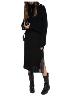zadig & voltaire falda mujer jayla soft - wwsk01637 011