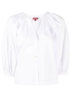 staud top mujer new dill top - 903220 wht