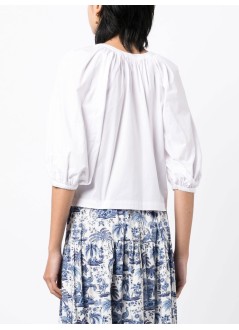staud top mujer new dill top - 903220 wht
