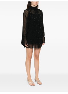 staud vestido mujer roux dress - r26r2201ef blk