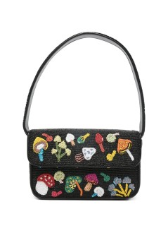 staud handbag womantommy beaded bag - h26r6001pbb shrm
