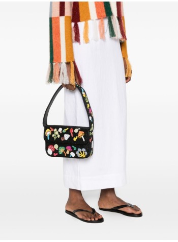 staud handbag mujer tommy beaded bag - h26r6001pbb shrm 2