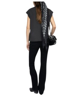 zadig & voltaire top womancloe hc skull holes - jwtt01290 021