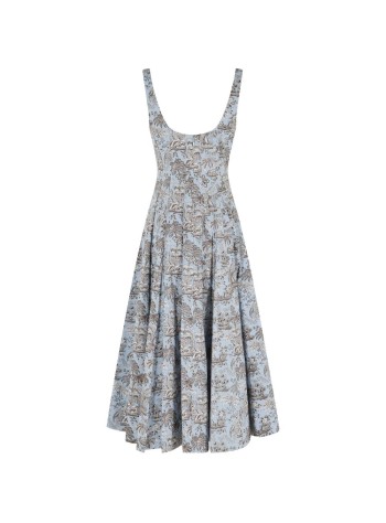 staud vestido mujer wells dress - r26r2305sp sktl