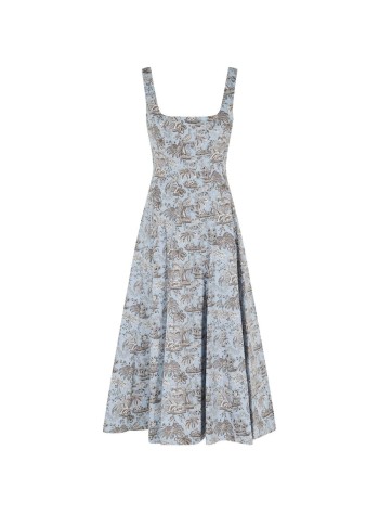 staud vestido mujer wells dress - r26r2305sp sktl 2