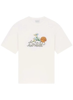 drôle de monsieur t-shirt mant-shirt drôle shell - kts303co248ow off white