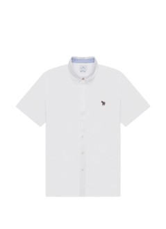 ps camiseria hombre mens ss casual fit shirt zeb badge - m2r524tpzebra01 white