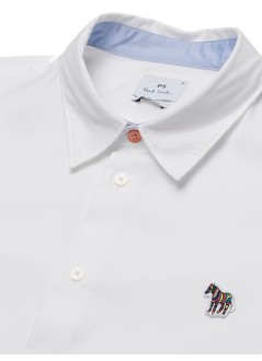 ps camiseria hombre mens ss casual fit shirt zeb badge - m2r524tpzebra01 white