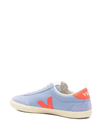 veja sneaker mujer volley - vo2021432 olympe orange fluo calcaire 2
