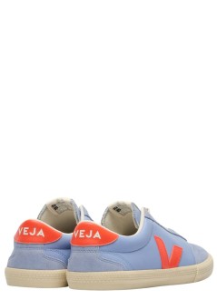 veja sneaker womanvolley - vo2021432 olympe orange fluo calcaire