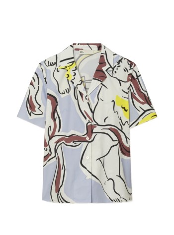 tory burch shirt womancotton camp shirt - 180976510 510
