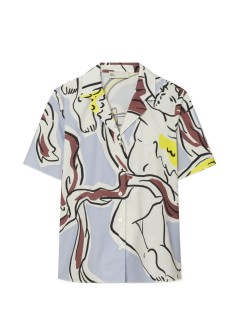tory burch shirt womancotton camp shirt - 180976510 510