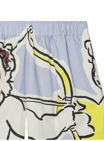 tory burch short pant womancotton camp short - 180977510 510 2