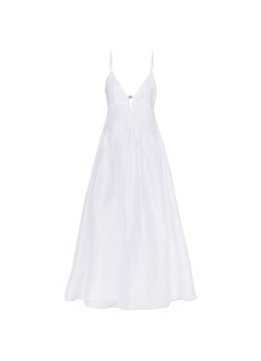 tory burch vestido mujer waisted linen dress - 181157100 100
