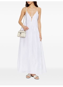 tory burch vestido mujer waisted linen dress - 181157100 100