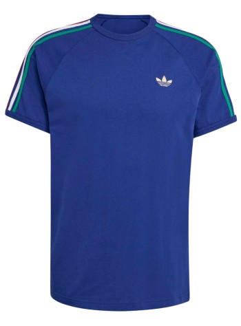 adidas originals t-shirt man3s tee - kc8641 vicblu bgreen white
