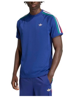 adidas originals camiseta hombre 3s tee - kc8641 vicblu bgreen white