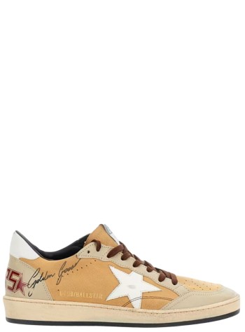 golden goose sneaker hombre ballstar nabuk upper and tongue nappa toe and spur leather  - gmf00117f008129 15873