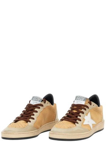 golden goose sneaker hombre ballstar nabuk upper and tongue nappa toe and spur leather  - gmf00117f008129 15873 2