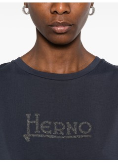 herno top womant-shirt con strass - jg000304d52126 9200