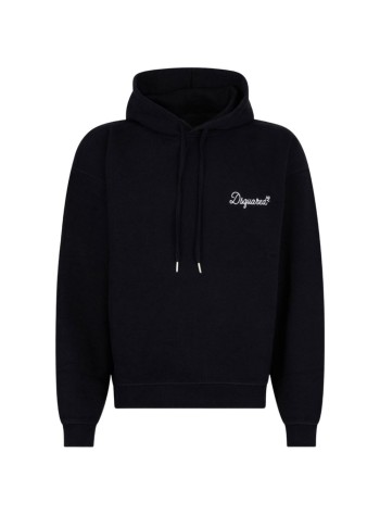 dsquared sweater mand2 signature relax fit hoodie - s74gu0929d25029 100