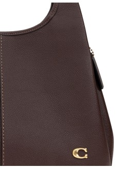 coach handbag mujer polished pebble leather lana shoulder bag - cm544 b4 maple