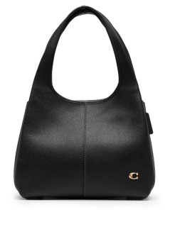 coach handbag womanpolished pebble leather lana shoulder bag - cm544 b4 black