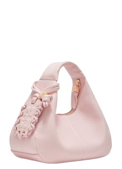 ganni handbag mujer hobo mini grained - b2070028 868