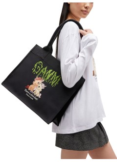 ganni handbag mujer large easy shopper pony printed - b2110043 252