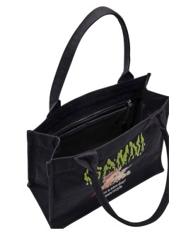 ganni handbag mujer large easy shopper pony printed - b2110043 252