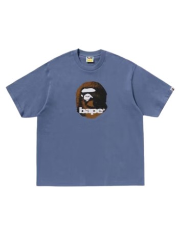 bape camiseta hombre ape head relaxed fit tee m - 1l80110307 navy