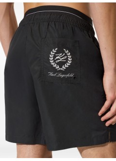 karl lagerfeld cargo manhotel karl crest medboardshort - b1m46010 999