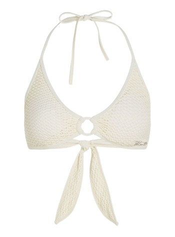 karl lagerfeld bikini bra womancrochet triangle top w ring - b1w46034 b09