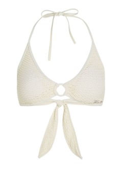 karl lagerfeld bikini bra womancrochet triangle top w ring - b1w46034 b09