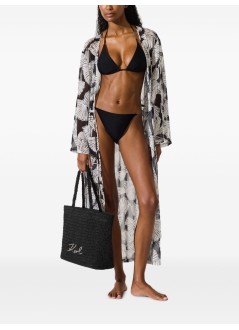 karl lagerfeld kaftan womanfan aop kaftan - b1w46045 2hf