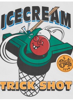 icecream camiseta hombre trick shot t-shirt - ic26190 white
