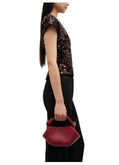 ganni crossbody mujer bou mini grained - b2100146 09f