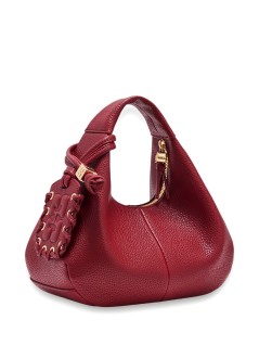 ganni handbag womanhobo mini grained - b2070141 09f