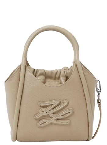 karl lagerfeld crossbody womank/autograph patch mini tote - b2w30053 2ft