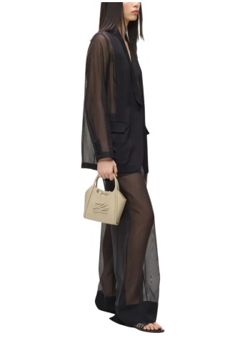 karl lagerfeld crossbody womank/autograph patch mini tote - b2w30053 2ft 2